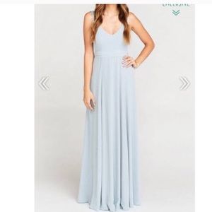 Show me your mumu Jenn bridesmaid Maxi dress crisp